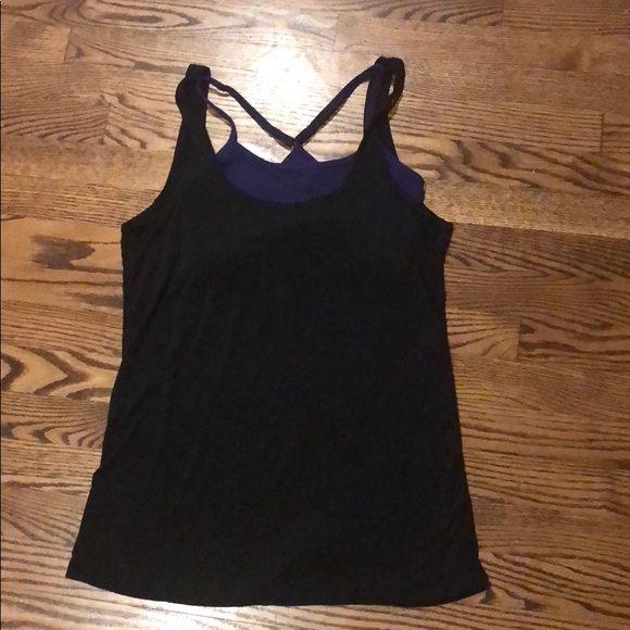 Beyond Yoga Tops - Beyond Yoga layered tank with built in bra